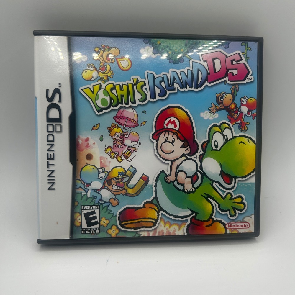 Nintendo Yoshi's Island DS Case and Manual Only Excellent Replacement No Game